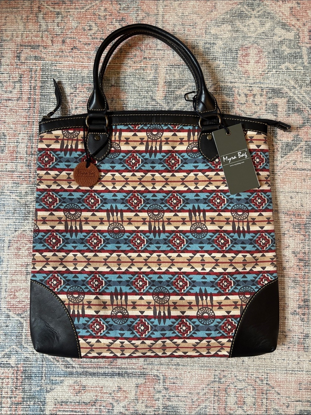 Myra Fountain Trail Tote Bag